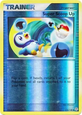 115/130 Super Scoop Up DP Uncommon Reverse Holo
