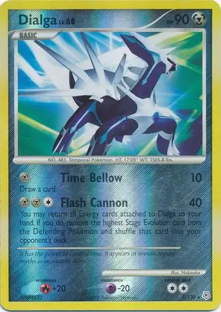 1/130 Dialga DP Rare Holo Reverse Holo
