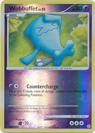41/130 Wobbuffet DP Rare Reverse Holo
