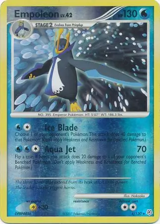 4/130 Empoleon DP Rare Holo Reverse Holo