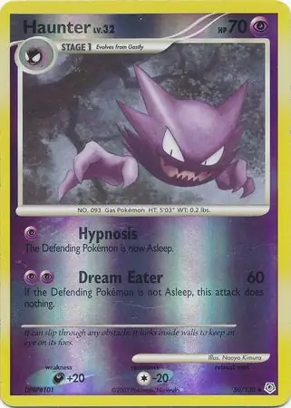 50/130 Haunter DP Uncommon Reverse Holo