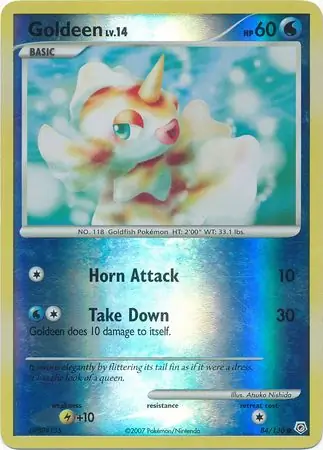84/130 Goldeen DP Common Reverse Holo