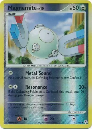 Magnemite Diamond & Pearl 87/130 Common Reverse Holo