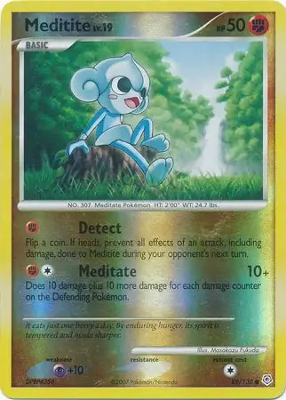 89/130 Meditite DP Common Reverse Holo