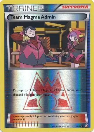Team Magma Admin Double Crisis 29/34 Uncommon Reverse Holo