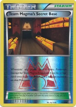 Team Magma's Secret Base Double Crisis 32/34 Uncommon Reverse Holo
