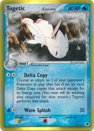 11/101 Togetic δ DF Rare Holo Reverse Holo
