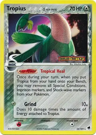 23/101 Tropius δ DF Rare Reverse Holo