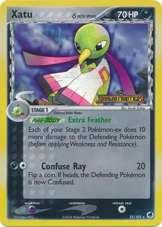 25/101 Xatu δ DF Rare Reverse Holo