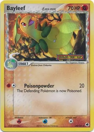 26/101 Bayleef δ DF Uncommon Reverse Holo