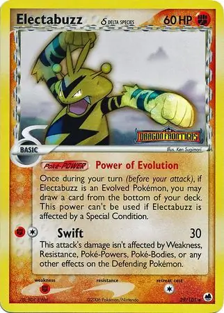 29/101 Electabuzz δ DF Uncommon Reverse Holo