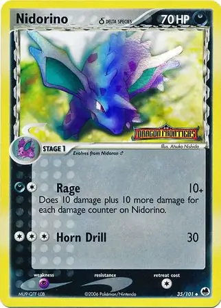 35/101 Nidorino δ DF Uncommon Reverse Holo
