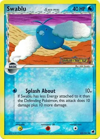 65/101 Swablu δ DF Common Reverse Holo