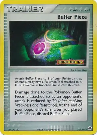 72/101 Buffer Piece DF Uncommon Reverse Holo