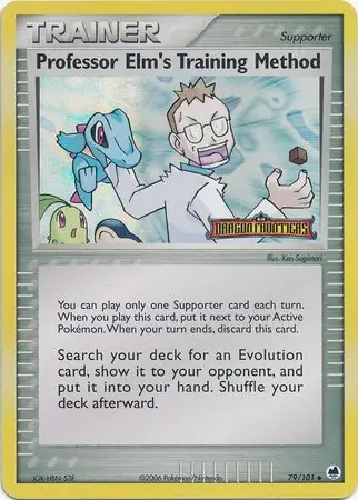 Professor Elm'S Training Method 79/101 3 EX DRAGON FRONTIERS UNCOMMON REVERSE HOLO PTCG
