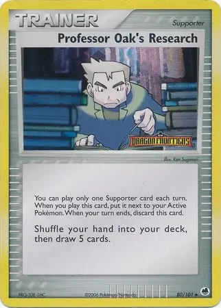 80/101 Professor Oak's Research DF Uncommon Reverse Holo