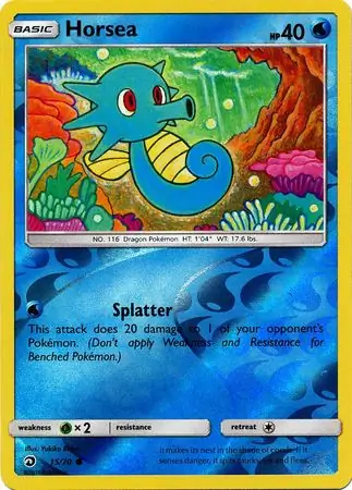 Horsea Dragon Majesty 15/70 Common Reverse Holo