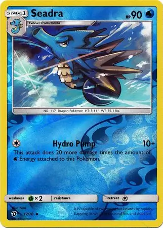 Seadra Dragon Majesty 17/70 Uncommon Reverse Holo