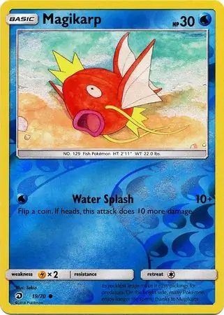 Magikarp Dragon Majesty 19/70 Common Reverse Holo