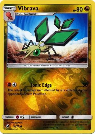Vibrava Dragon Majesty 38/70 Common Reverse Holo