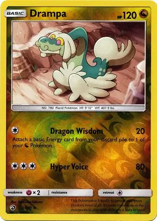 Drampa Dragon Majesty 51/70 Uncommon Reverse Holo
