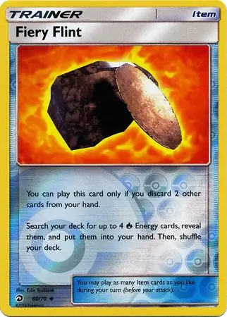Fiery Flint Dragon Majesty 60/70 Uncommon Reverse Holo