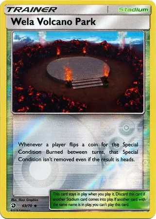 Wela Volcano Park Dragon Majesty 63/70 Uncommon Reverse Holo