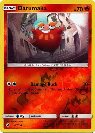 Darumaka Dragon Majesty 8/70 Common Reverse Holo