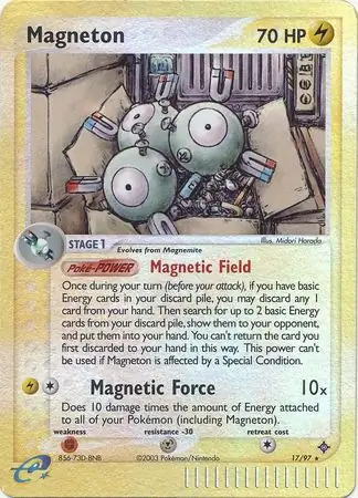 Magneton Dragon 17/97 Rare Reverse Holo