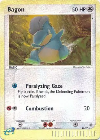 23/97 Bagon DR Uncommon Reverse Holo