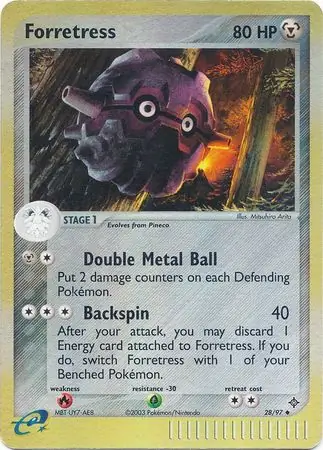 28/97 Forretress DR Uncommon Reverse Holo