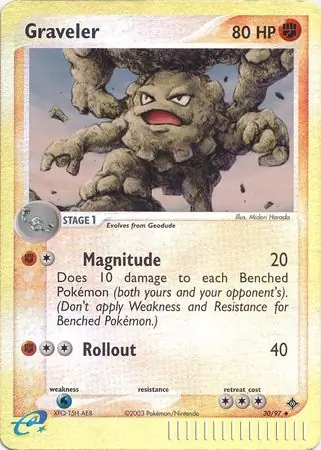 30/97 Graveler DR Uncommon Reverse Holo