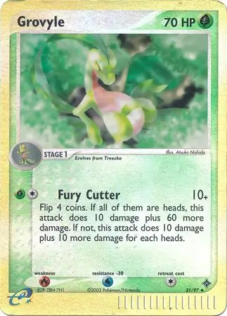 31/97 Grovyle DR Uncommon Reverse Holo