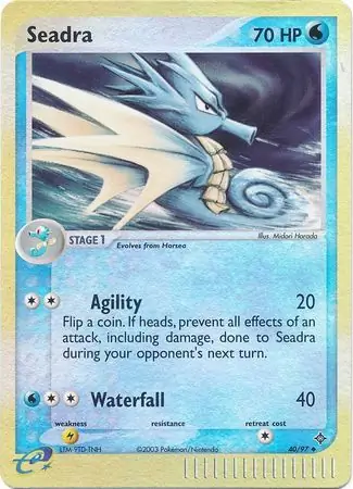 40/97 Seadra DR Uncommon Reverse Holo