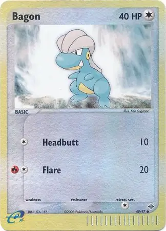 49/97 Bagon DR Common Reverse Holo
