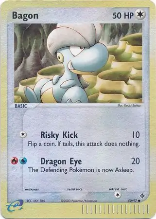 50/97 Bagon DR Common Reverse Holo