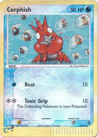 54/97 Corphish DR Common Reverse Holo