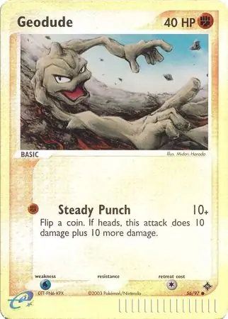 56/97 Geodude DR Common Reverse Holo