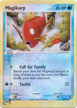 60/97 Magikarp DR Common Reverse Holo