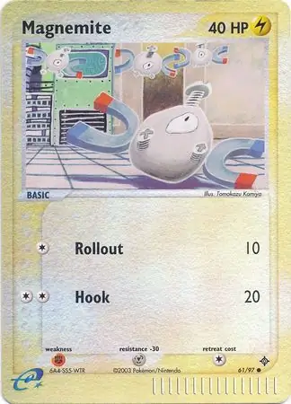 61/97 Magnemite DR Common Reverse Holo