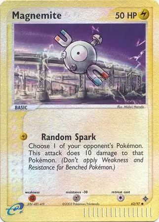 62/97 Magnemite DR Common Reverse Holo