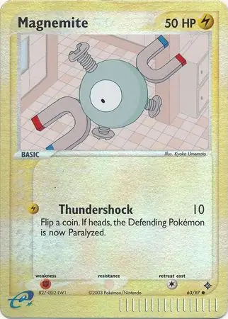 63/97 Magnemite DR Common Reverse Holo