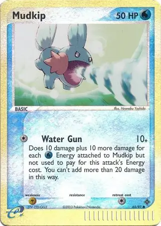 65/97 Mudkip DR Common Reverse Holo