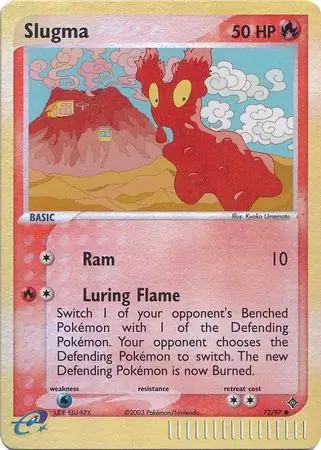 72/97 Slugma DR Common Reverse Holo