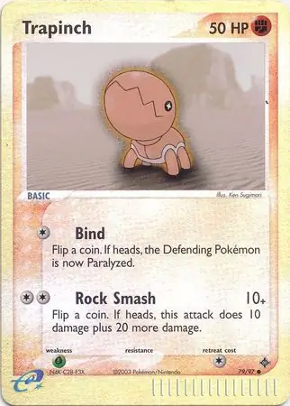 79/97 Trapinch DR Common Reverse Holo