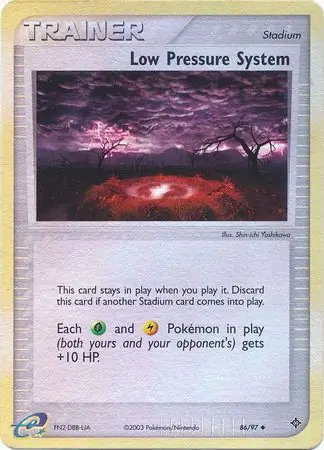 86/97 Low Pressure System DR Uncommon Reverse Holo