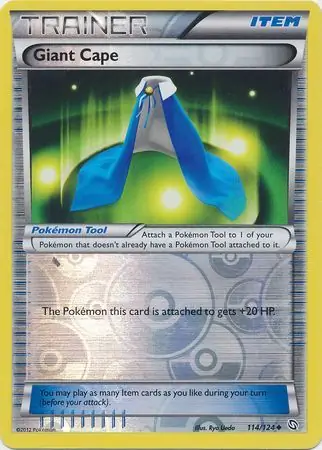 114/124 Giant Cape DRX Uncommon Reverse Holo
