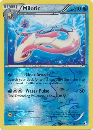 Milotic Dragons Exalted 28/124 Rare Holo Reverse Holo