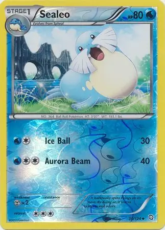 30/124 Sealeo DRX Uncommon Reverse Holo