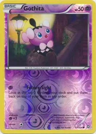 55/124 Gothita DRX Common Reverse Holo